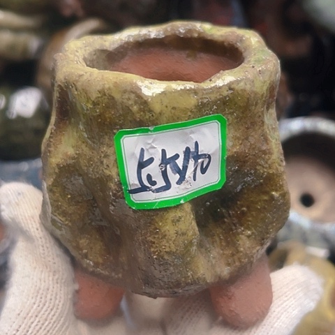 红陶粗陶花盆手工