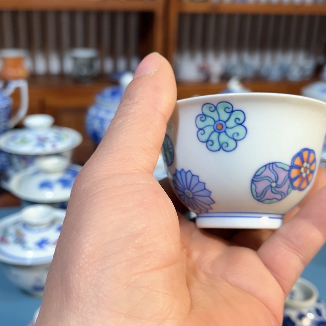 錡镇堂手工手绘绘杯