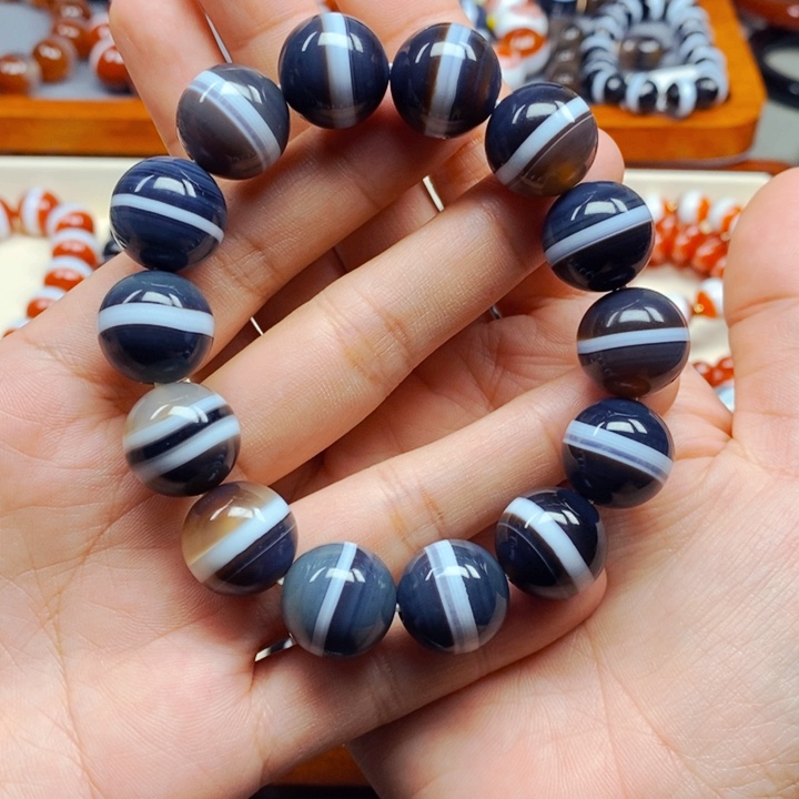 玛瑙/玉髓未镶嵌手链