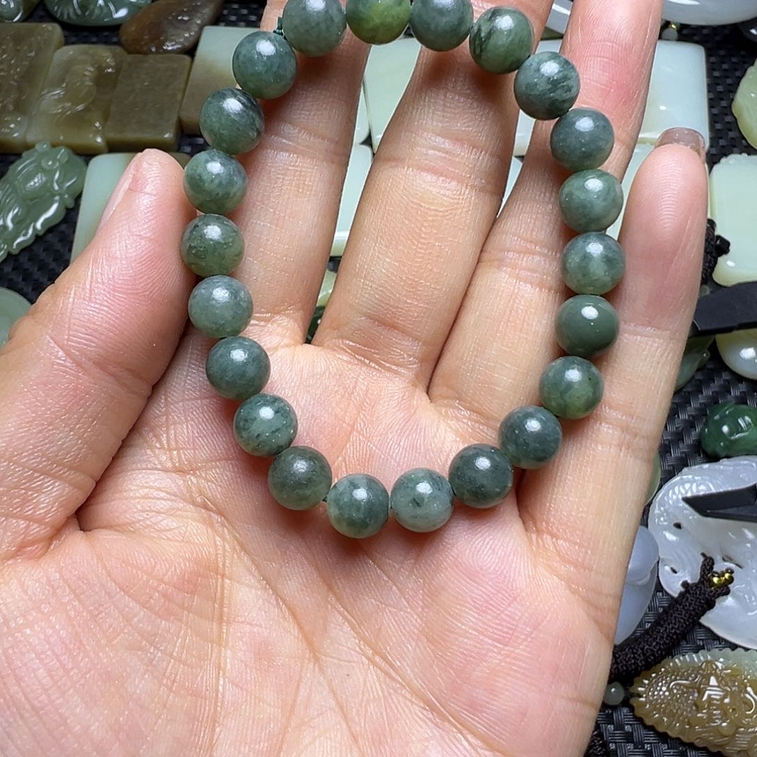 和田玉未镶嵌吊坠(不含链)卡8