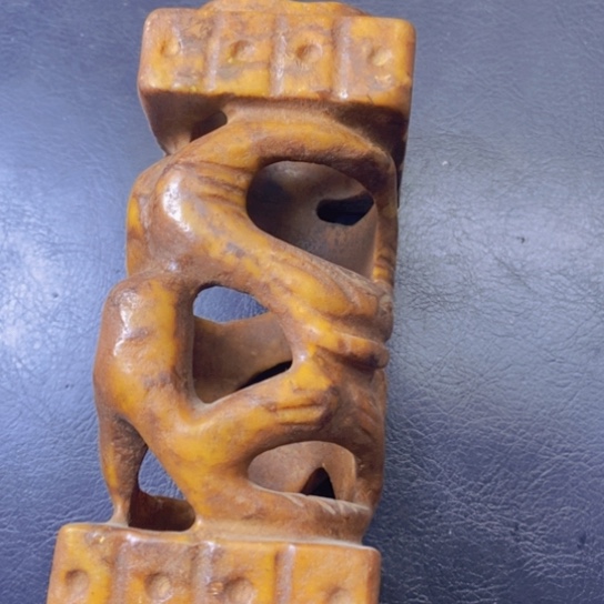 白玉菩提吊坠摆件