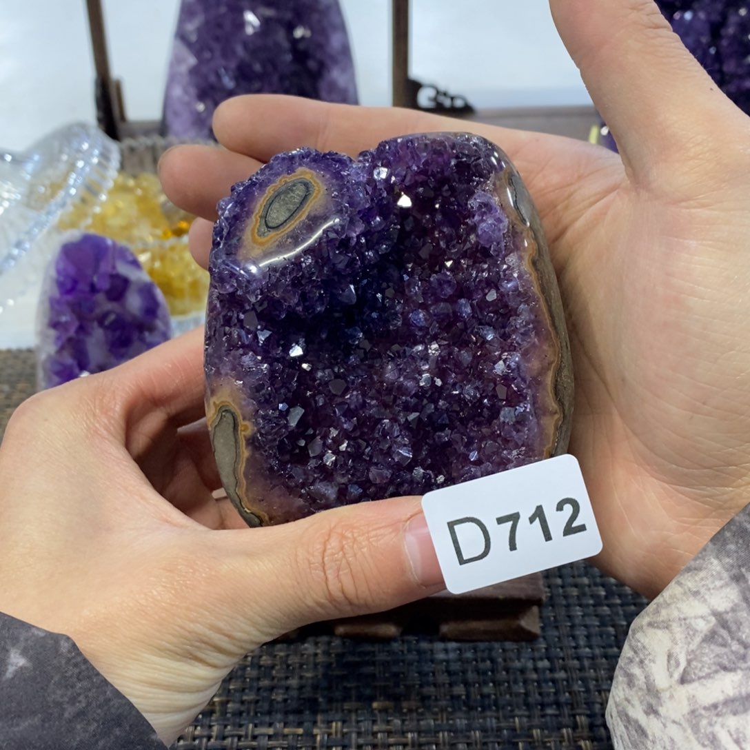 紫晶摆件摆件未镶嵌