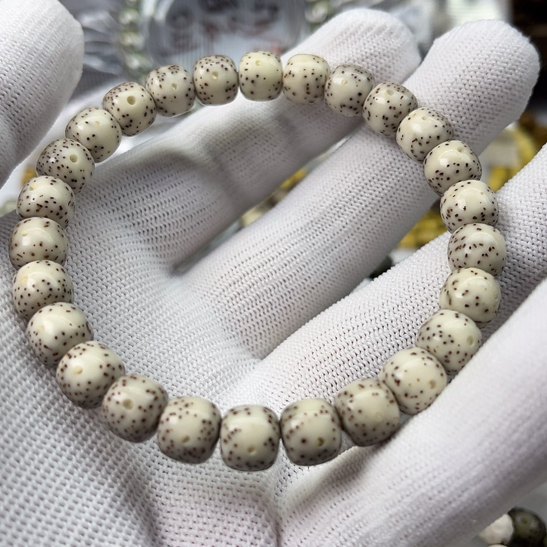 星月菩提吊坠瓷白眼睛