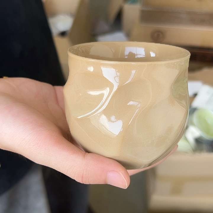 龙泉云间青瓷小米茶器