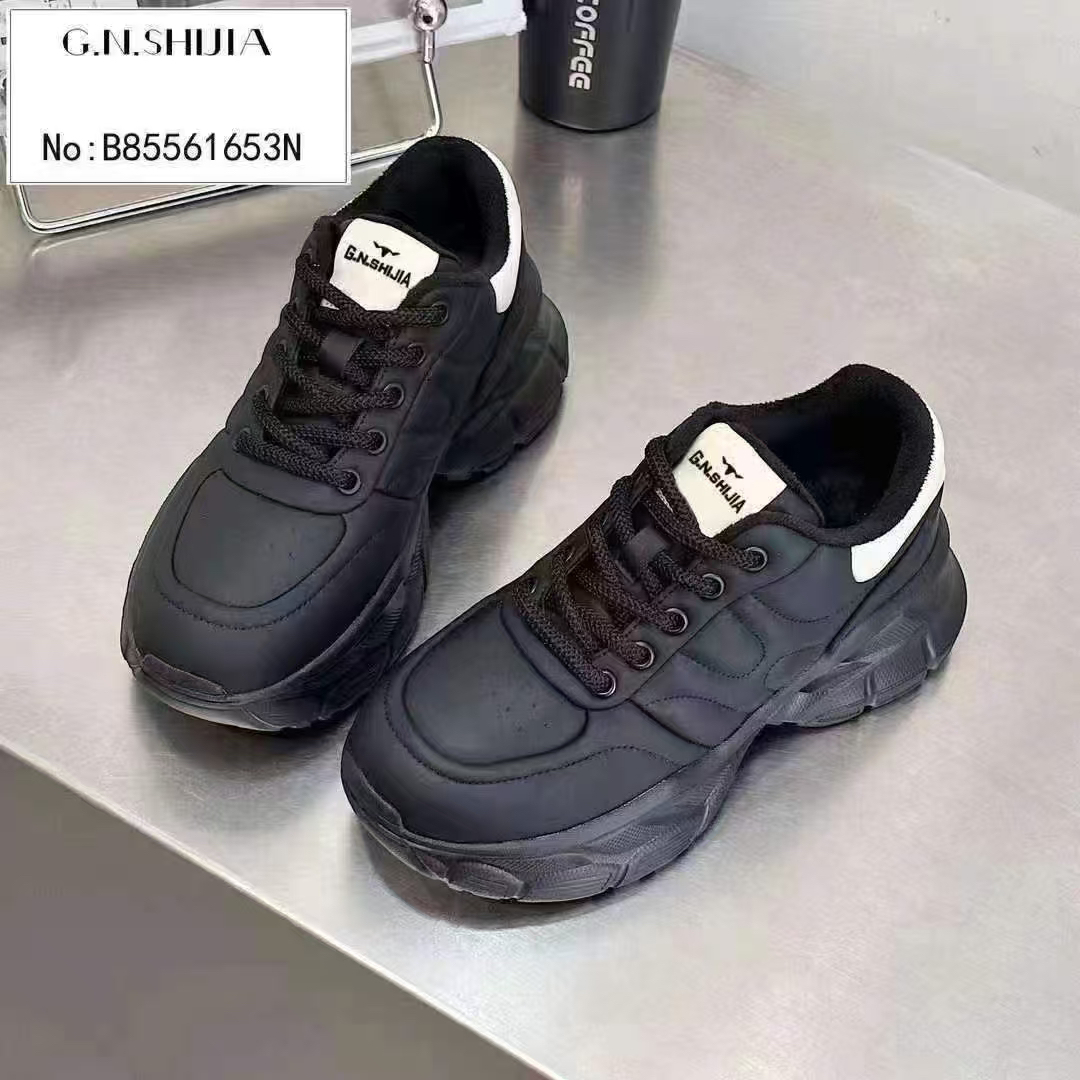 透气老爹鞋秋季纯色时尚休闲鞋潮流网红时尚ins韩版