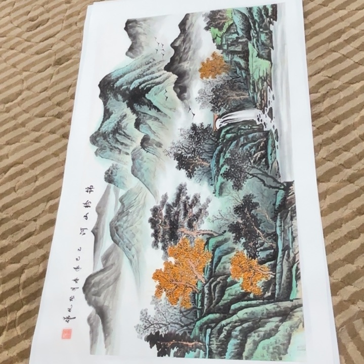 国画花鸟等多种三尺