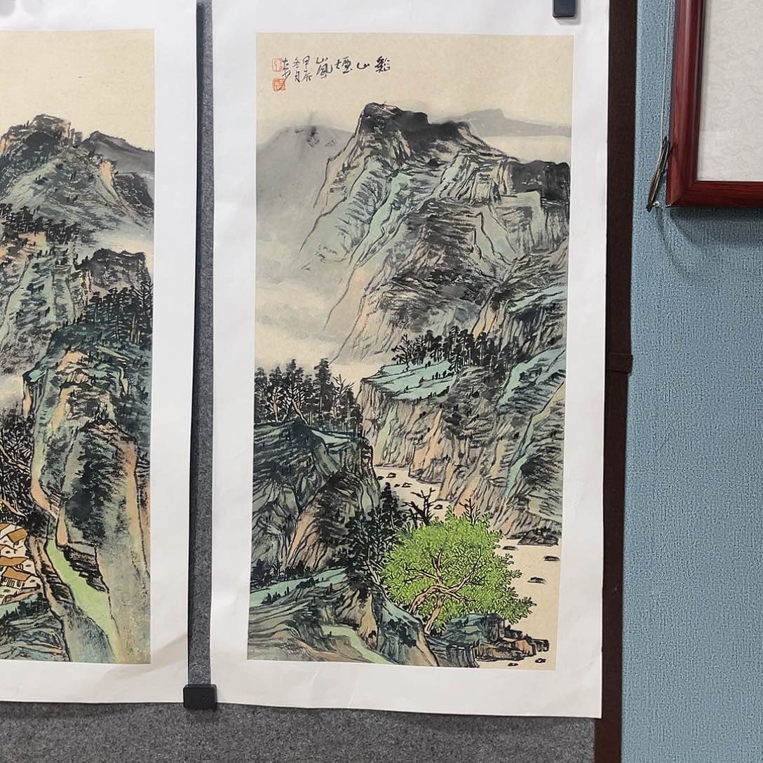 姜奇老师山水作品68×34