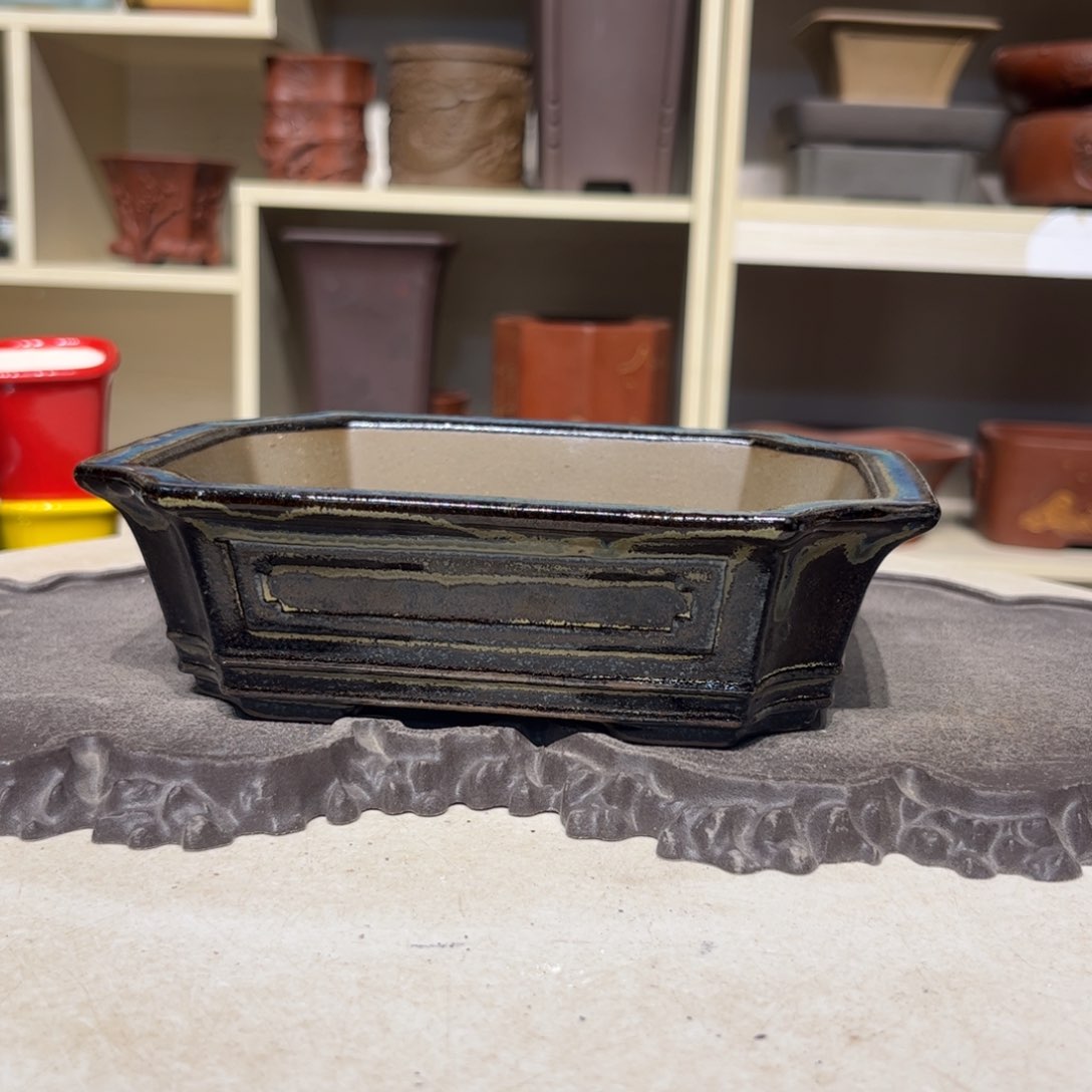 紫砂花盆瑕疵5-18-13。。。