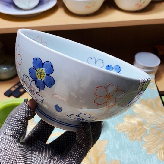 瓷片新年快乐万事如意