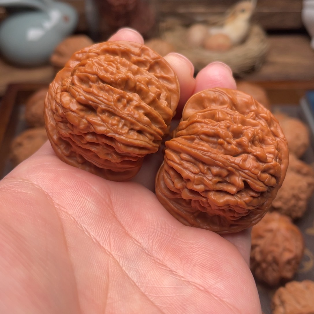 文玩核桃把件G1号43尺四座楼