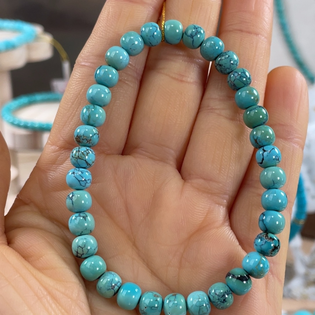 绿松石未镶嵌套链6.3mm