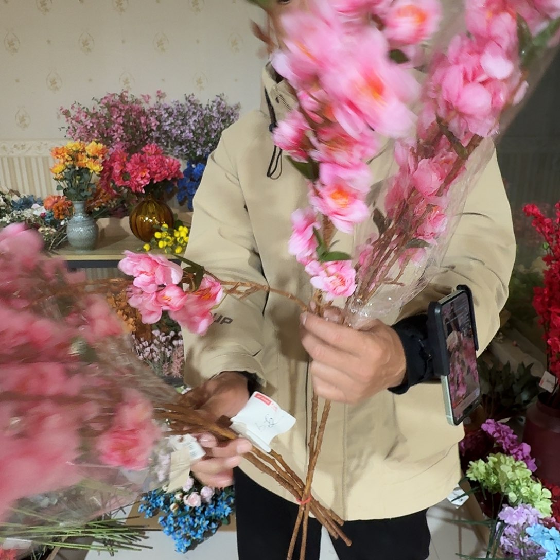 624号仿真花6枝打包