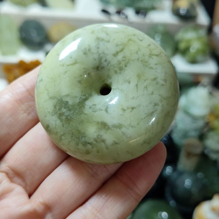 岫玉平安扣未镶嵌