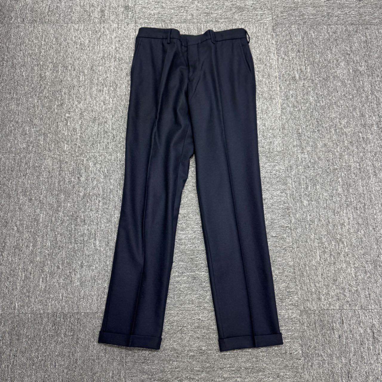 Prada 纯色羊毛休闲裤/52码/98新/12464