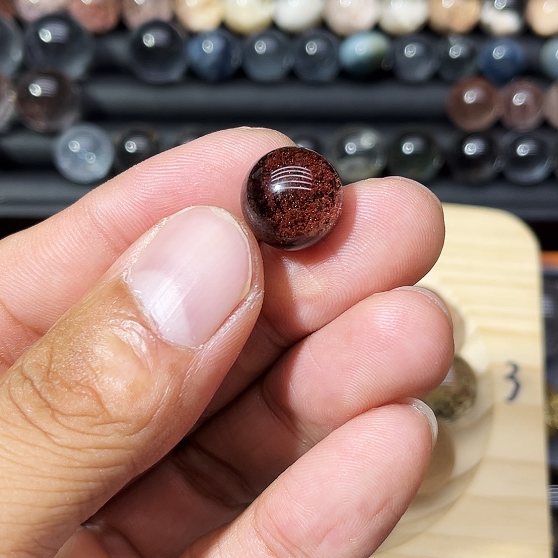 未镶嵌颈饰水晶13.7mm红幽灵
