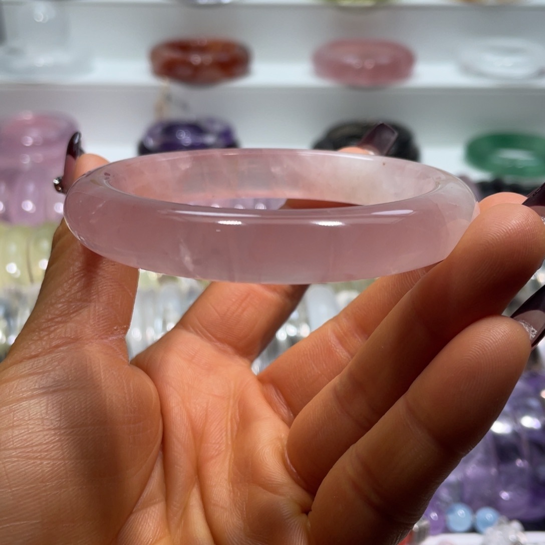 水晶手镯62.8圈口45号未镶嵌