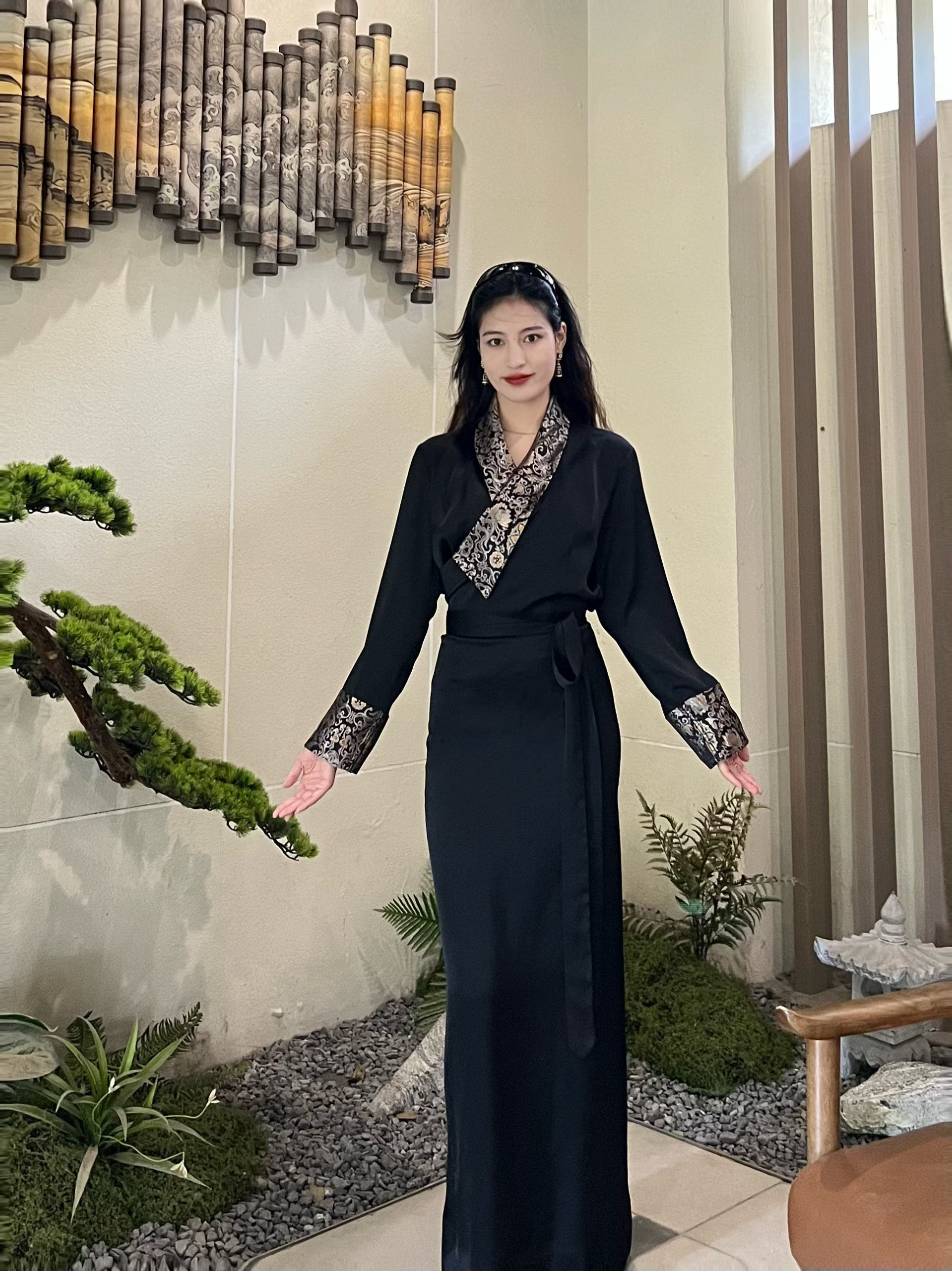 藏式博拉 高级黑 藏式风格时尚