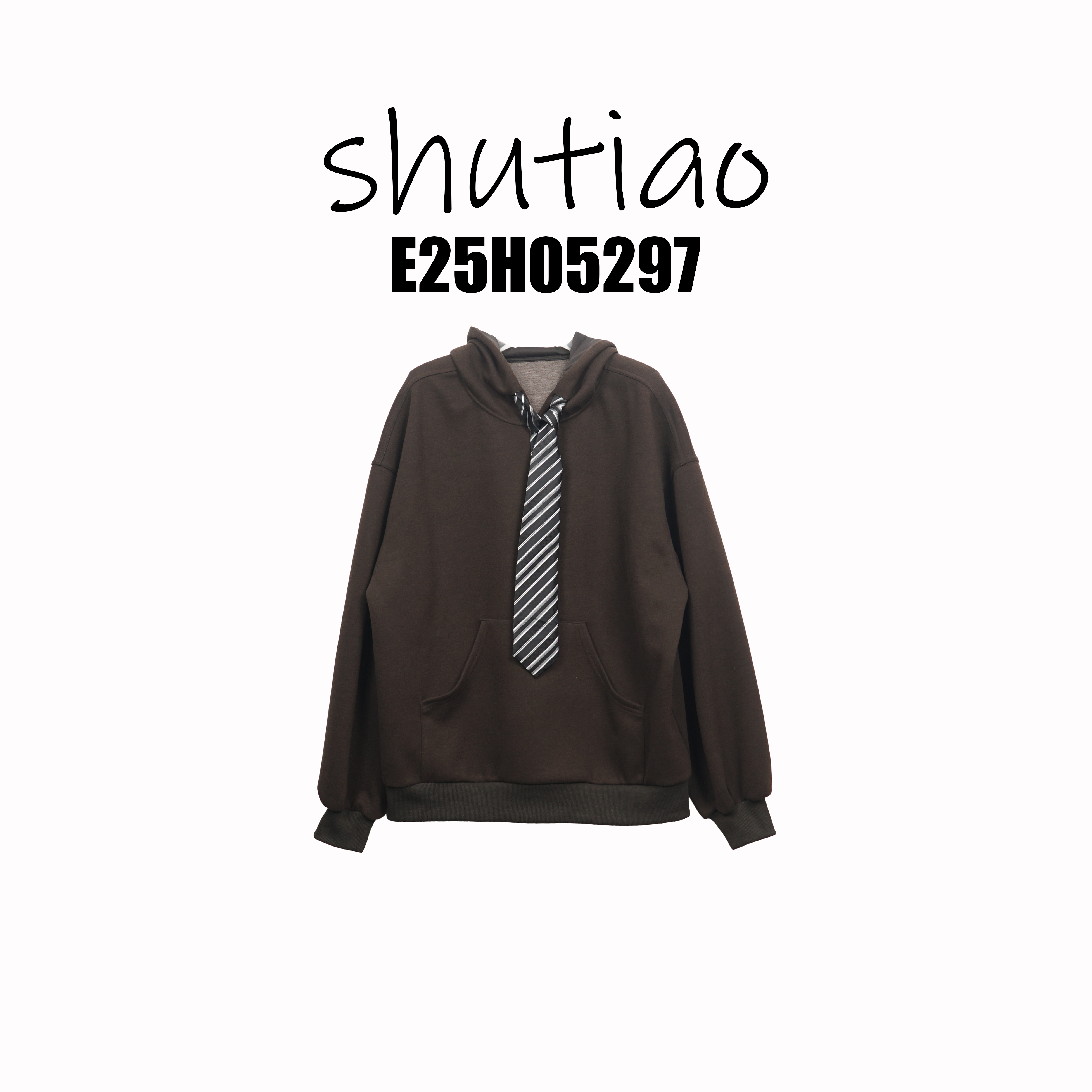 【SHUTIAO】2025冬季：新款小众设计款外套E25H05297