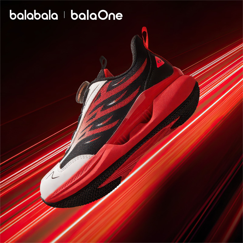 【balaOne】巴拉巴拉童鞋男童运动鞋轻便透气网布鞋秋冬2026新款