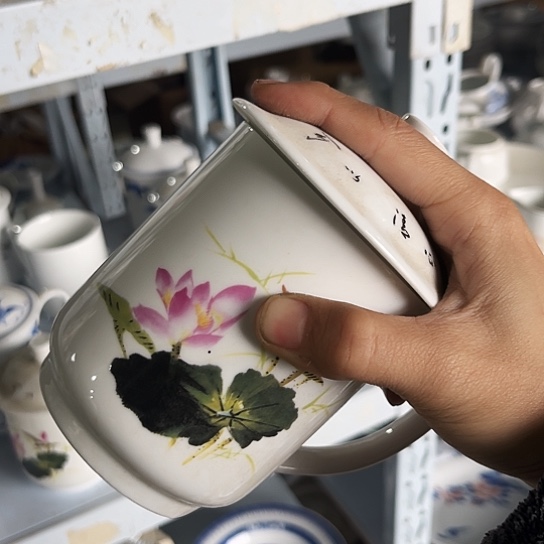 盘杯一个陶瓷陶瓷陶瓷