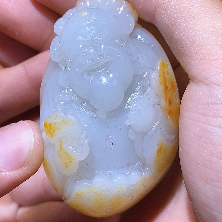 和田玉未镶嵌颈饰L8 