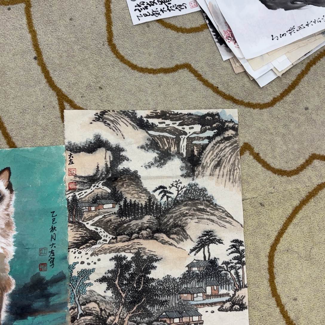 翰***阁国画左庭强李李李希李欣主播