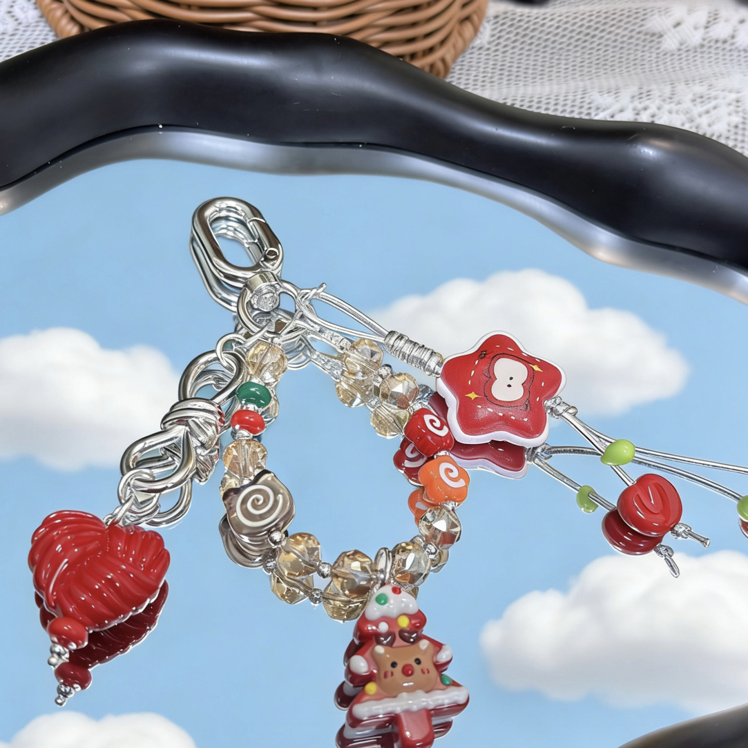 可爱风闺蜜款*圣诞树红色*