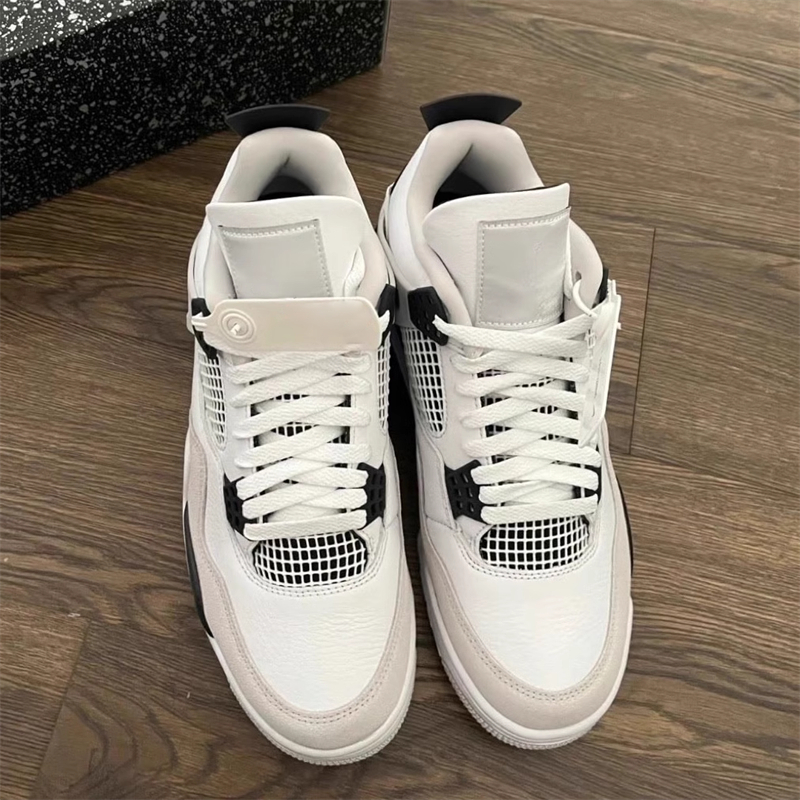 高帮鞋aj4莆田正品2025新款气垫百搭休闲增高厚底复古透气男女款