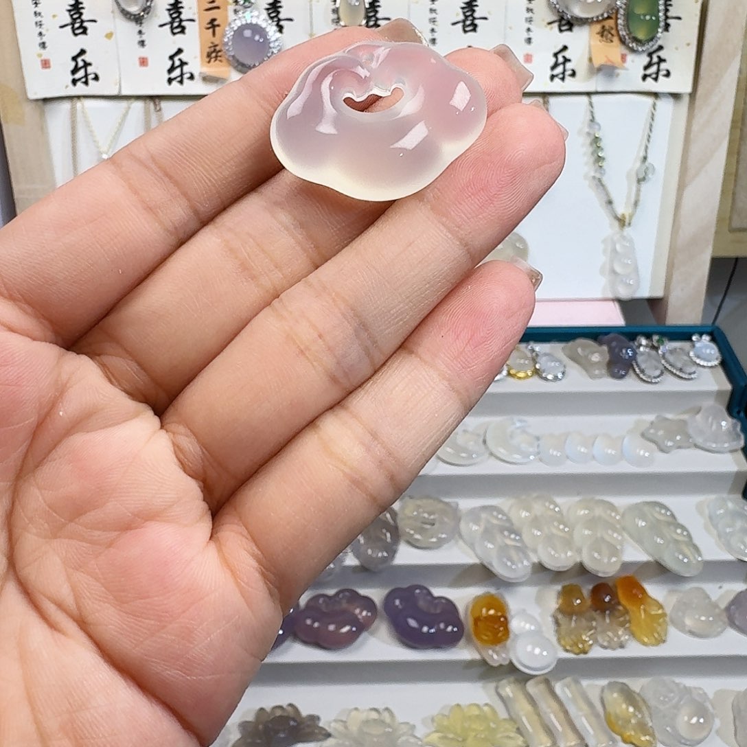໑***٨玛瑙/玉髓颈饰未镶嵌