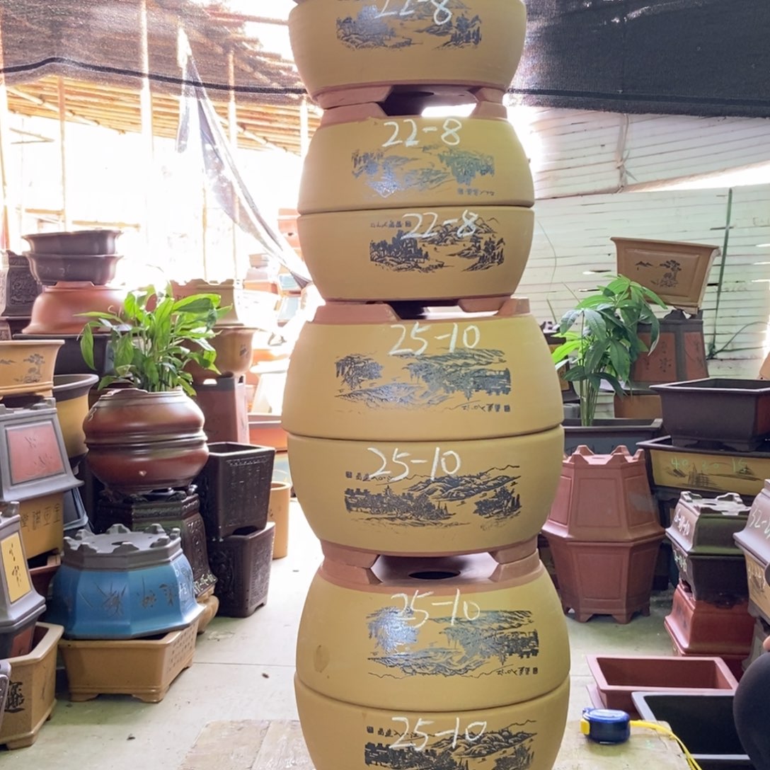 紫砂花盆紫砂紫砂