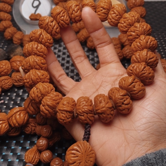 桃核手串用****1龙纹桃核