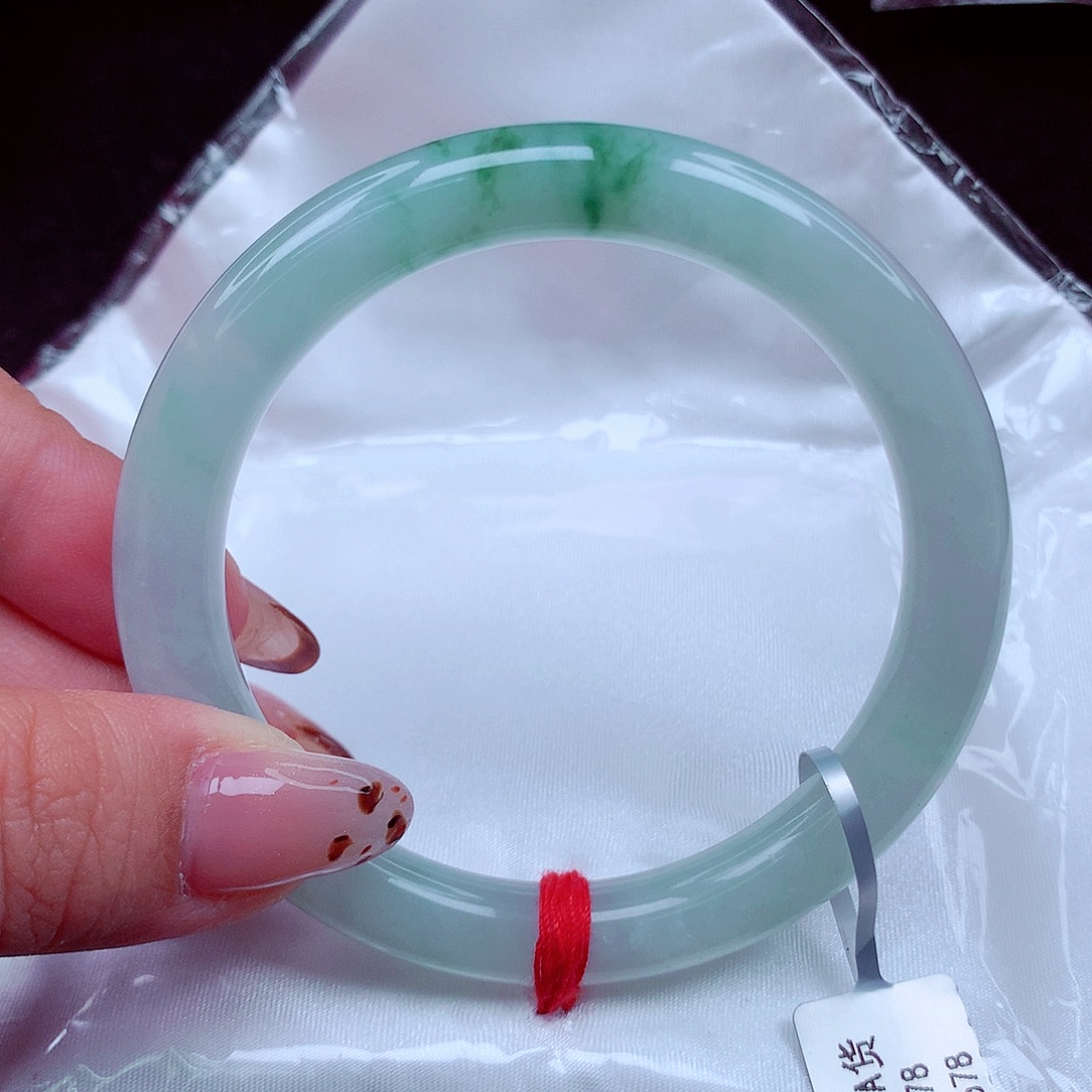 翡翠未镶嵌手镯天然缅甸翡翠A货玉手镯