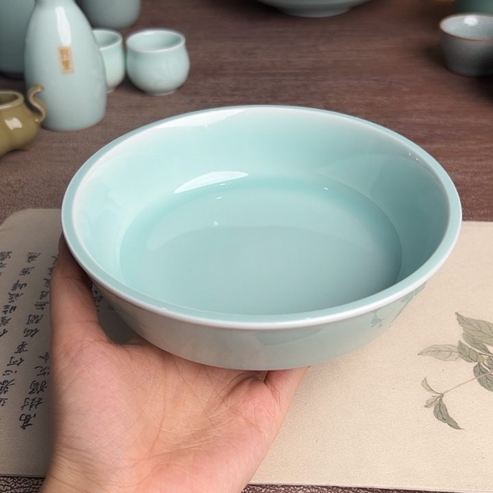 龙泉云间青瓷小米茶器