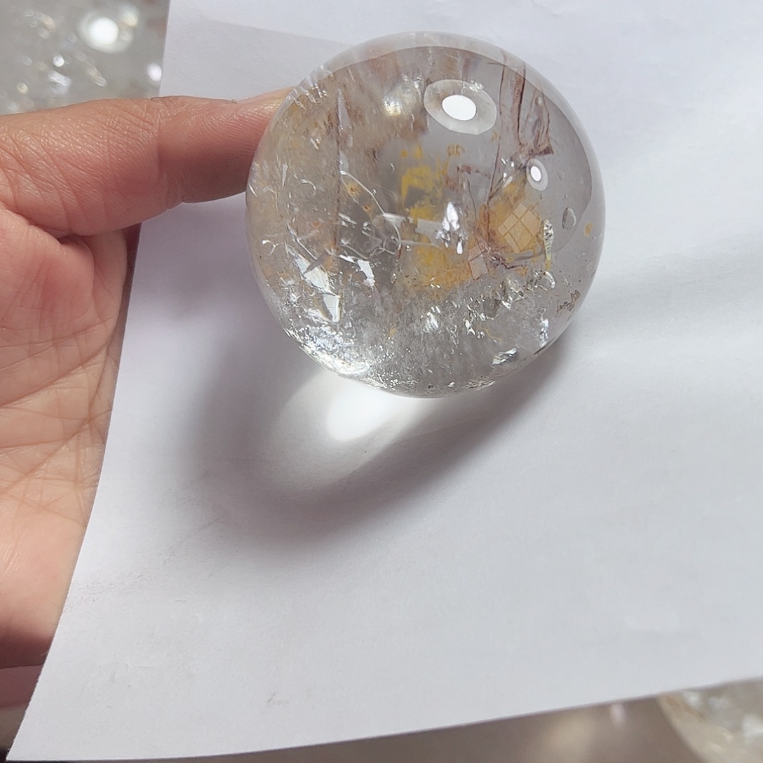 水晶天然水晶球未镶嵌f***k