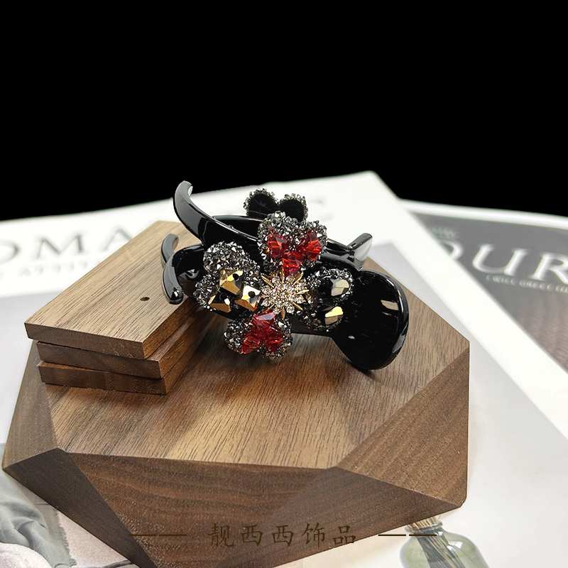 【LXX靓西西】9169时尚气质5厘米精致马尾支撑夹