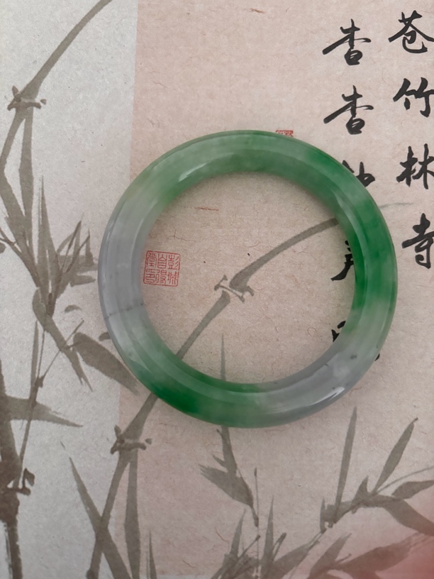 X906-五一加双耳挂翠胖圆缅甸翡翠手镯时尚