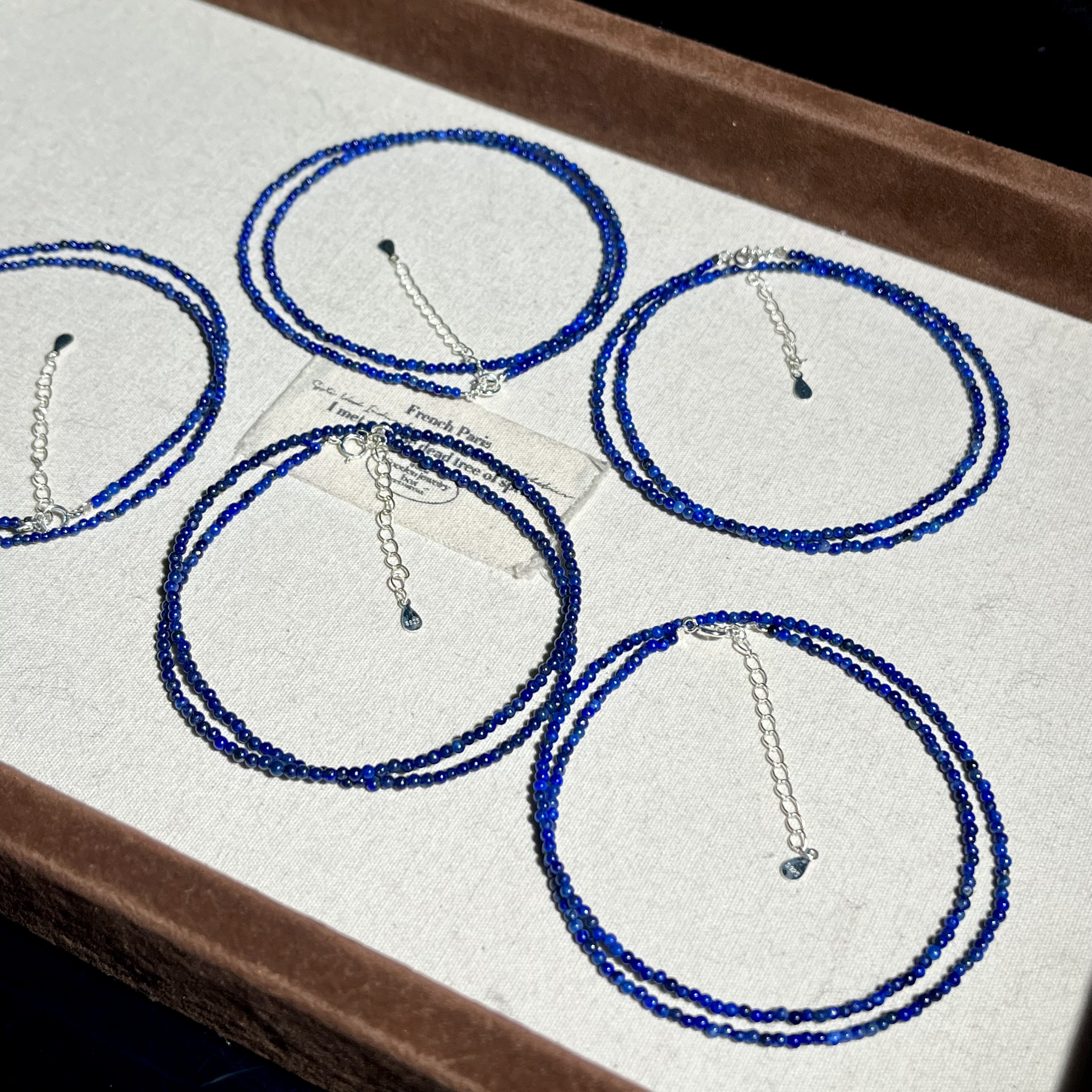 【大鱼甄选】青金石小米珠项链2m+XD3多样性发其一