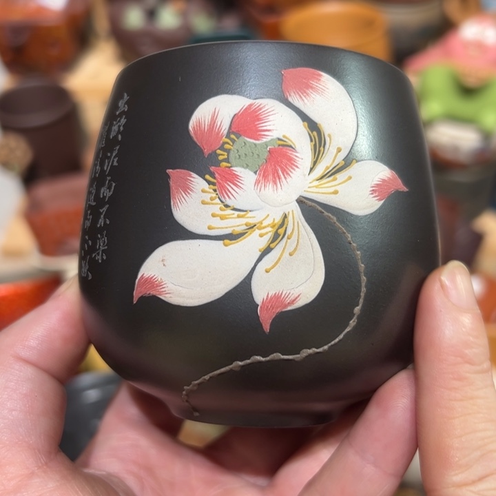 紫砂茶杯宜兴紫砂主人杯