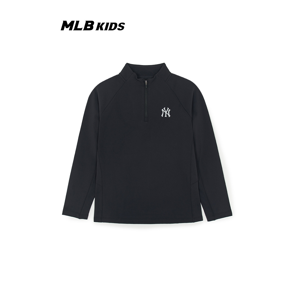 MLB儿童官方男女童经典队标LOGO长袖25秋冬新款