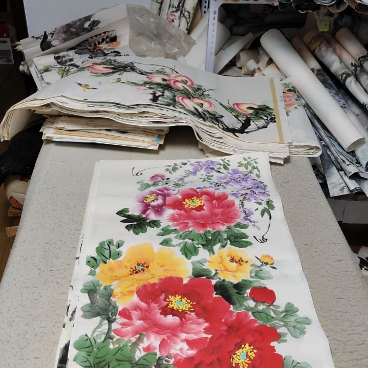 大***非国画落款后台备注