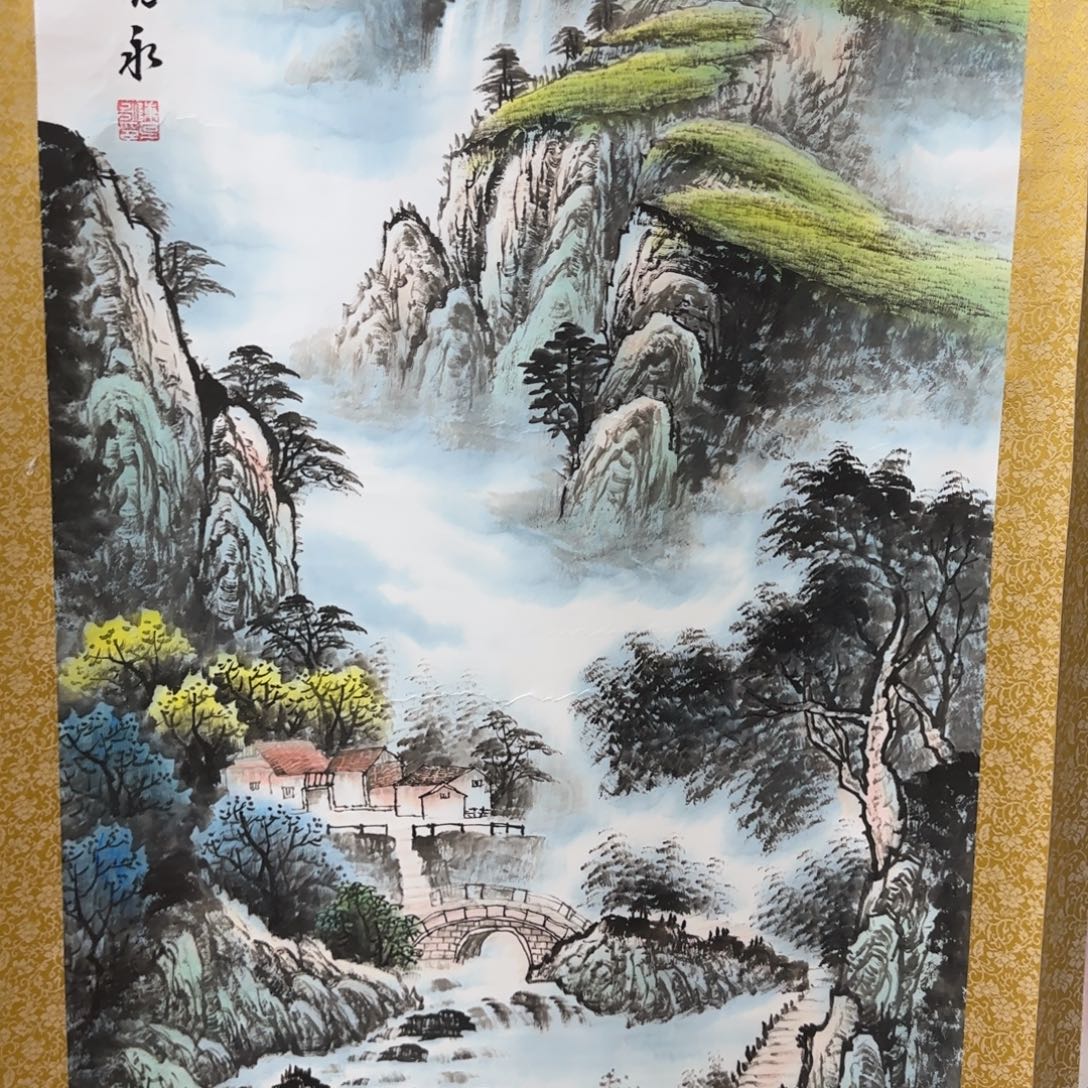 QA原创山水作品！带证书！限购一单 