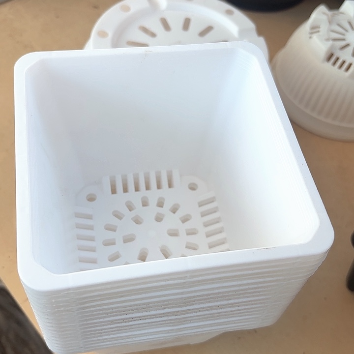 140白方盆13公分高10公分12个