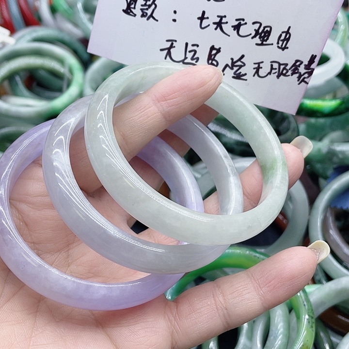 玻璃非金属手镯黑色