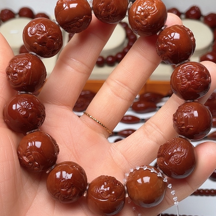 橄榄核手串T****o十八罗汉