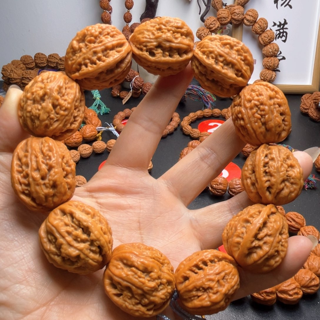 文玩核桃手串八棱手持