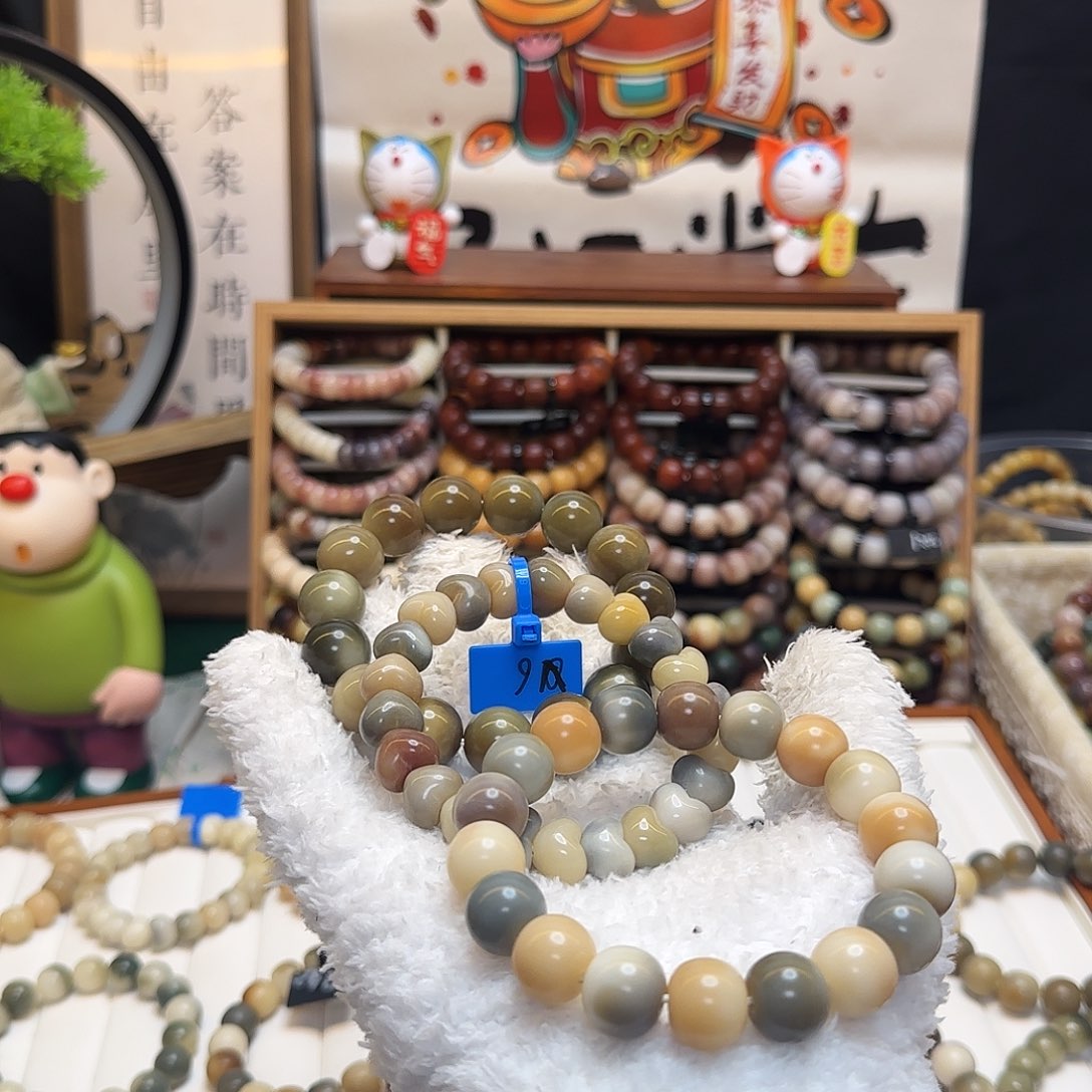 糯***包吊坠菩提根/象牙果三条打包福利默认瑕圆珠卡15