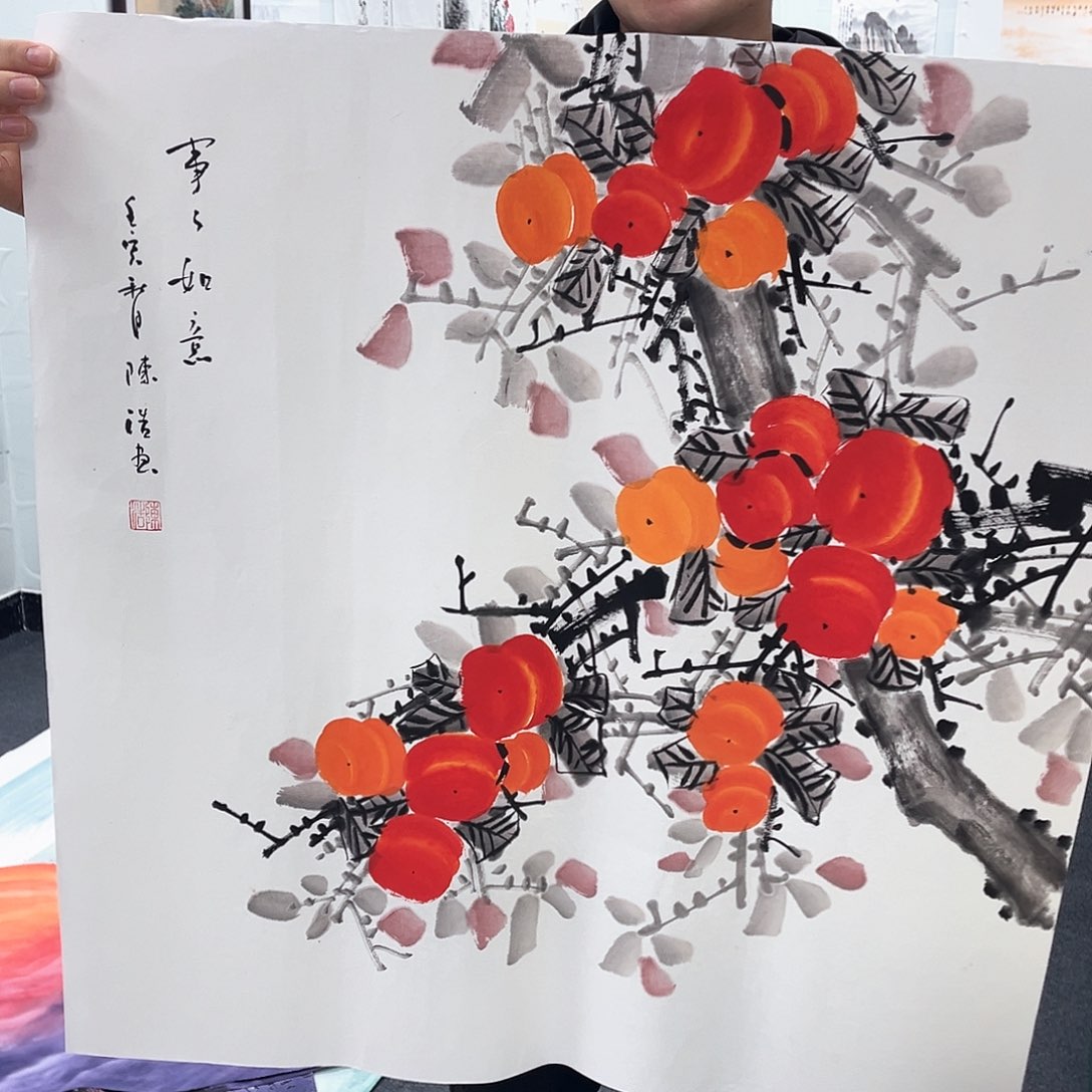 国画宣纸国画作品纯手绘