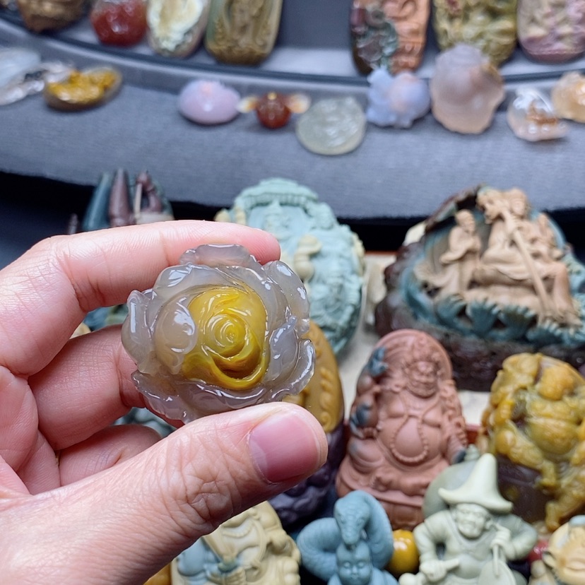 【闪购商品】定制玛瑙吊坠未镶嵌