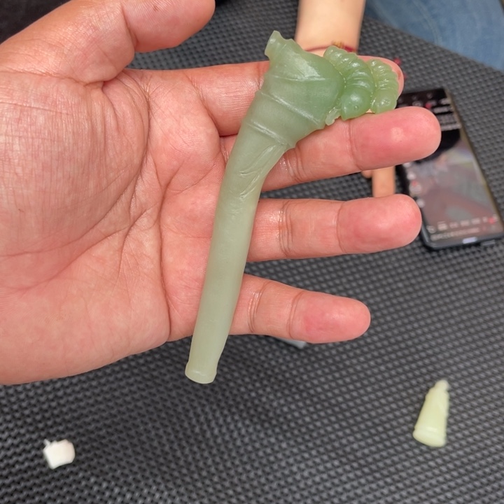 和田玉（糖玉）未镶嵌笔搁