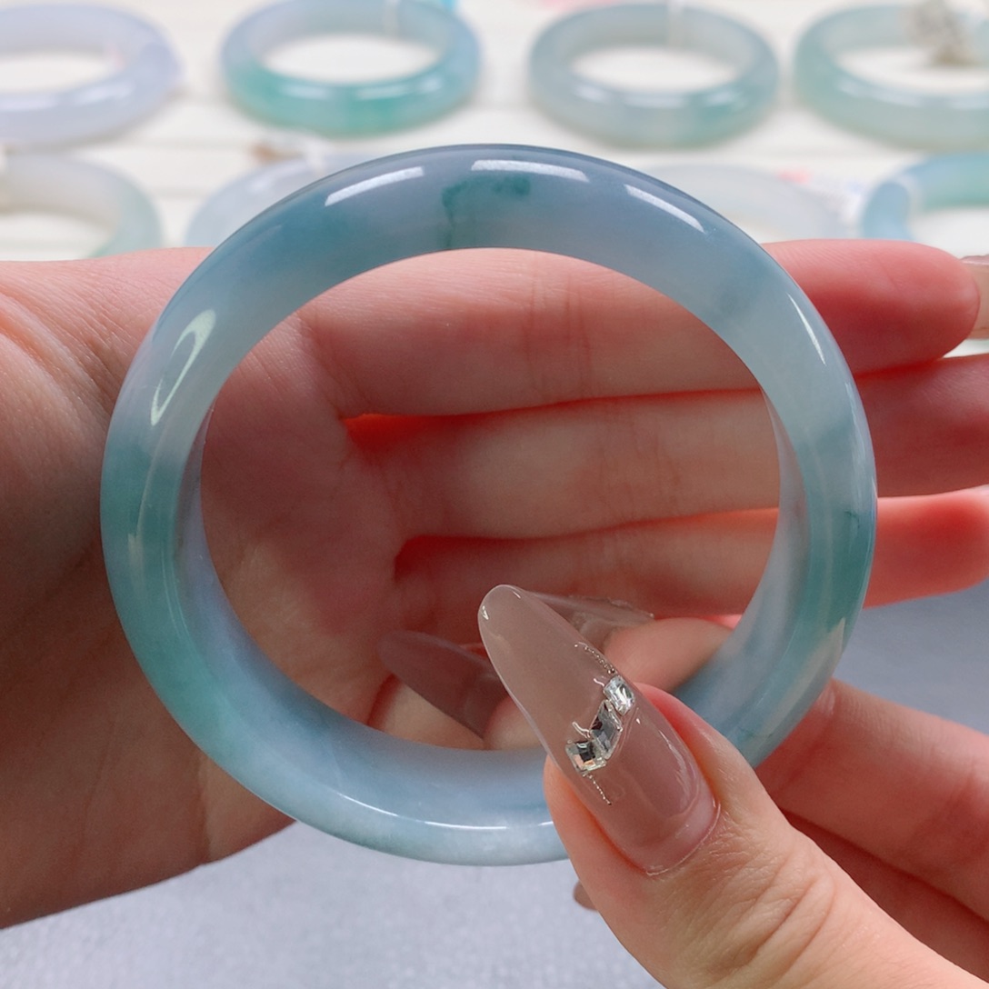 翡翠手镯未镶嵌7号-58